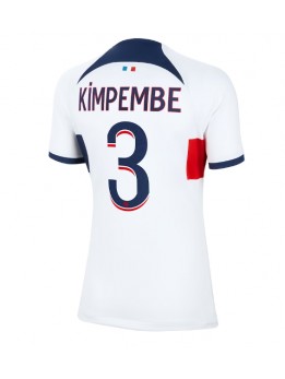Billige Paris Saint-Germain Presnel Kimpembe #3 Bortedrakt Dame 2023-24 Kortermet